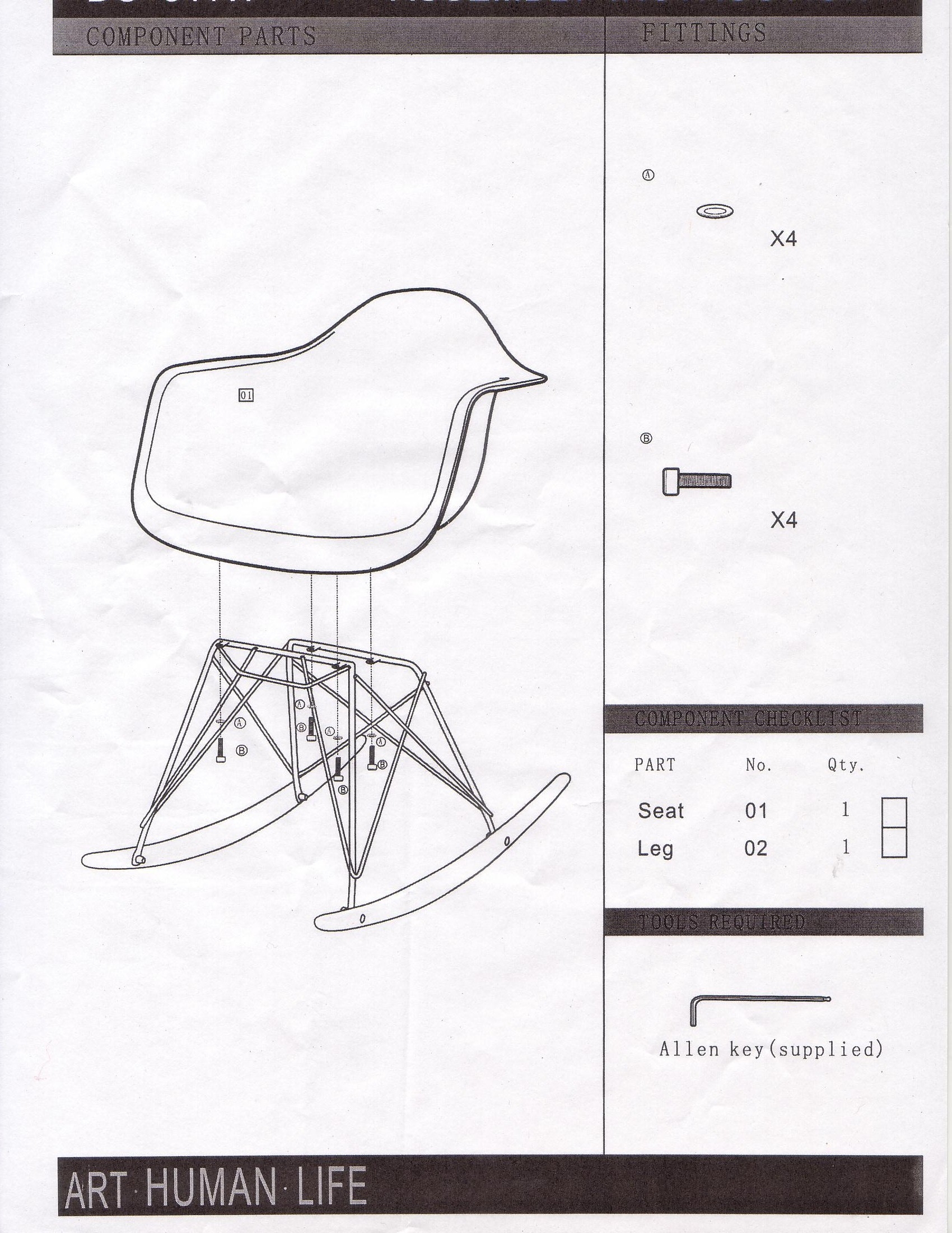 Sale > eames chair manual > in stock